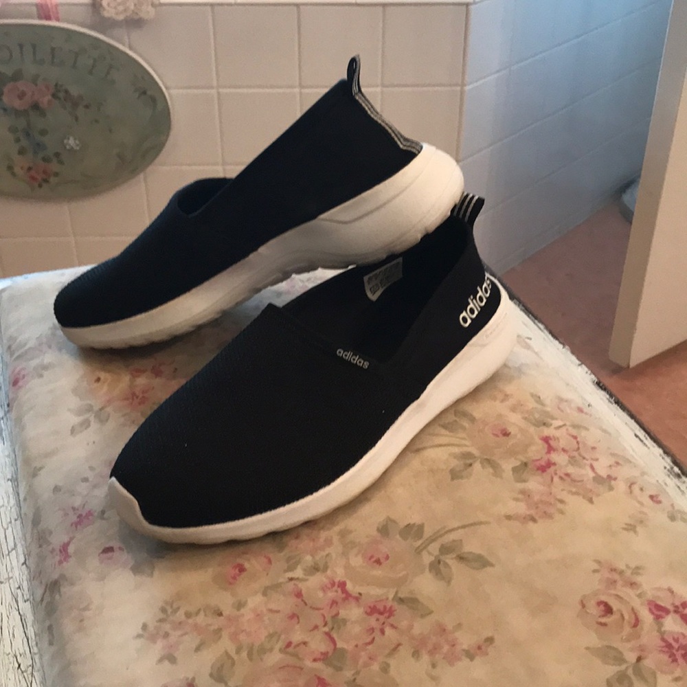 Adidas cloud foam slip on sneakers